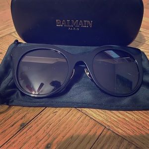 Black and gold balmain glasses nwot
